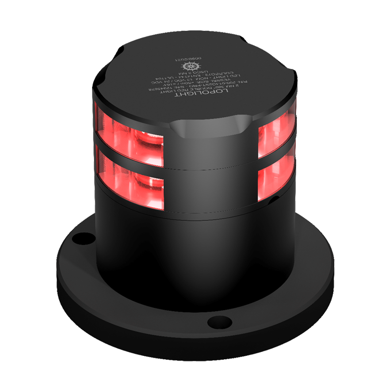 2nm 360° Red, Double, black anodized